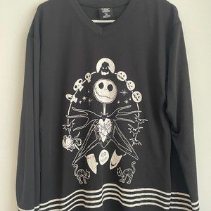 Nightmare Before Christmas Long Sleeve Hockey Jersey
